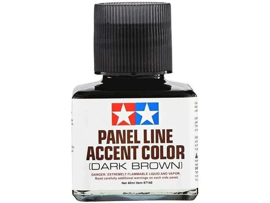 TAMIYA 87140 PANEL LINE ACCENT COLOR - DARK BROWN