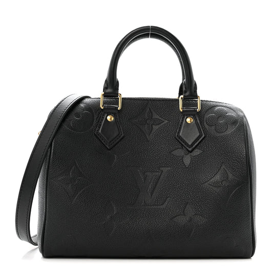 Empreinte Monogram Giant Speedy Bandouliere 25 Black