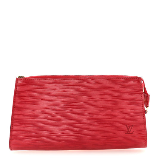 Epi Pochette Accessories 21 Castillan Red