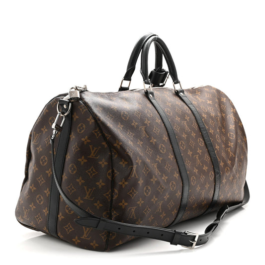 Monogram Macassar Keepall Bandouliere 55