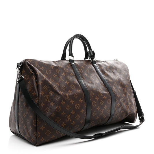 Monogram Macassar Keepall Bandouliere 55