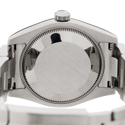 Stainless Steel 31mm Oyster Perpetual Datejust Watch Black Roman 178240