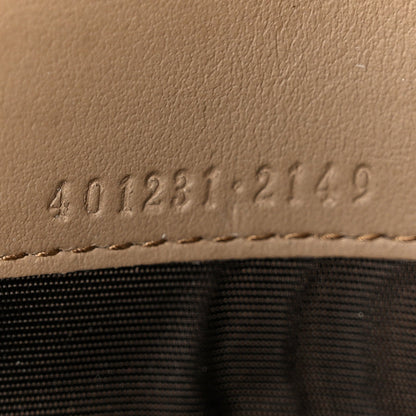 GG Supreme Monogram Mini Dionysus Chain Wallet Beige Taupe