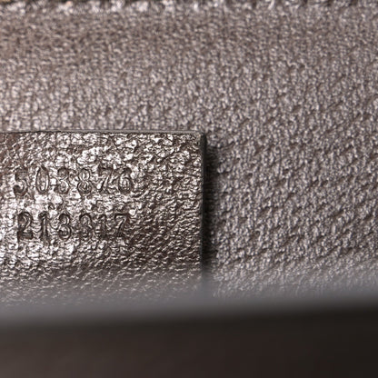 GG Supreme Monogram Web Medium Ophidia Chain Shoulder Bag Brown