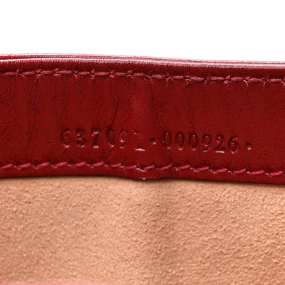 Boarded Dyana Lux Calfskin Mini Jackie 1961 Hobo New Cherry Red