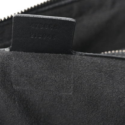 GG Supreme Monogram Caleido Web Briefcase Black