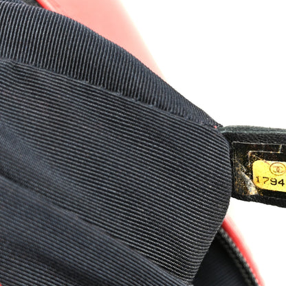 Calfskin Quilted Large Boy Flap Red