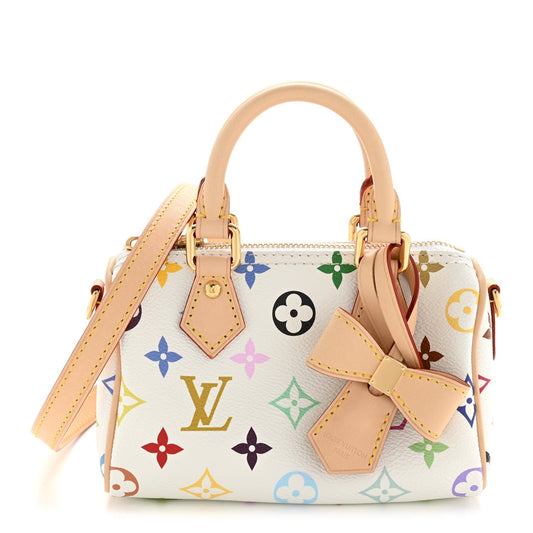 LV X TM Monogram Multicolor Nano Speedy White