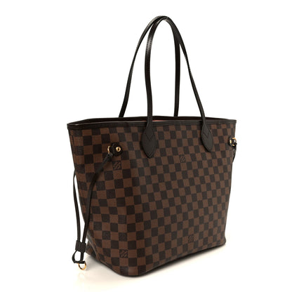 Damier Ebene Neo Neverfull MM Rose Ballerine