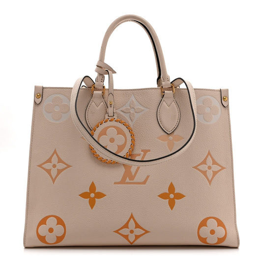 Empreinte Monogram Giant By The Pool Onthego MM Cream Saffron