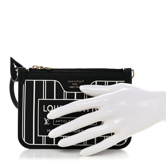 Calfskin Neverfull Inside Out BB Pochette Black