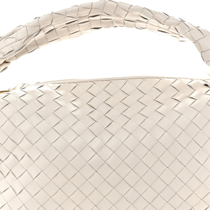 Nappa Intrecciato Small Jodie Hobo White