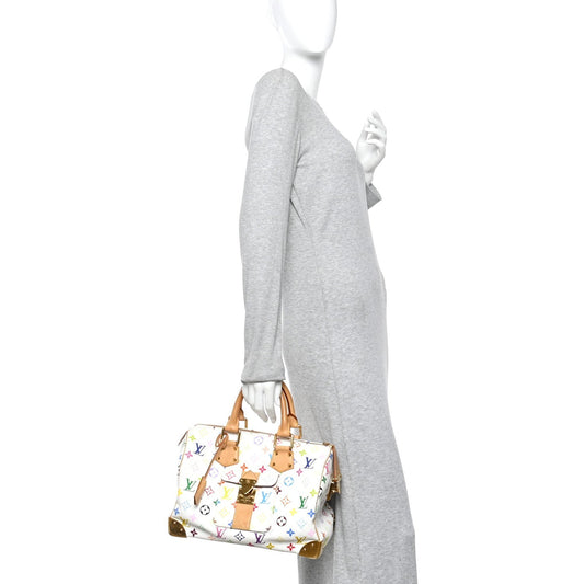 Monogram Multicolor Speedy 30 White