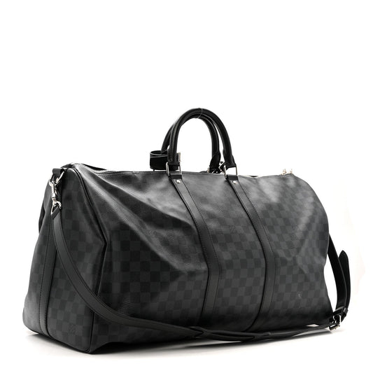Damier Graphite Keepall Bandouliere 55