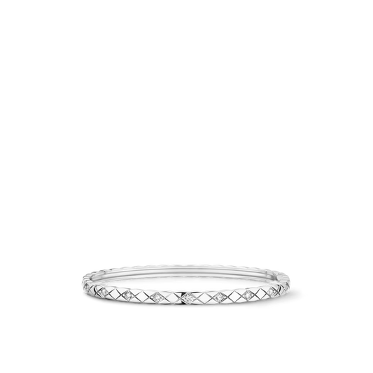 Chanel Coco Crush Bracelet Quilted Motif Mini Version Diamonds