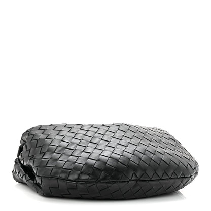 Nappa Intrecciato Teen Jodie Hobo Black