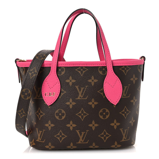 Monogram Neverfull Inside Out Bandouliere BB Rose Pondichery