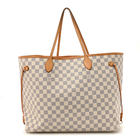Damier Azur Neo Neverfull GM Rose Ballerine