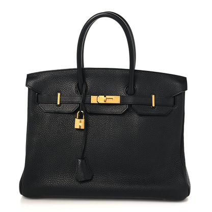 Togo Birkin 35 Black
