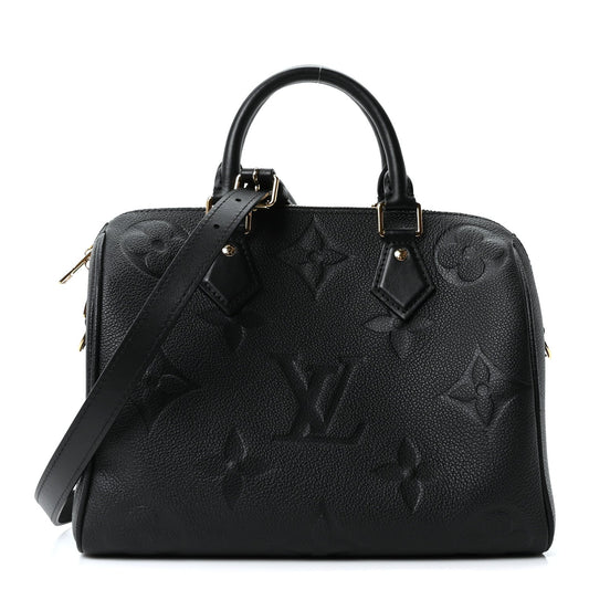Empreinte Monogram Giant Speedy Bandouliere 25 Black