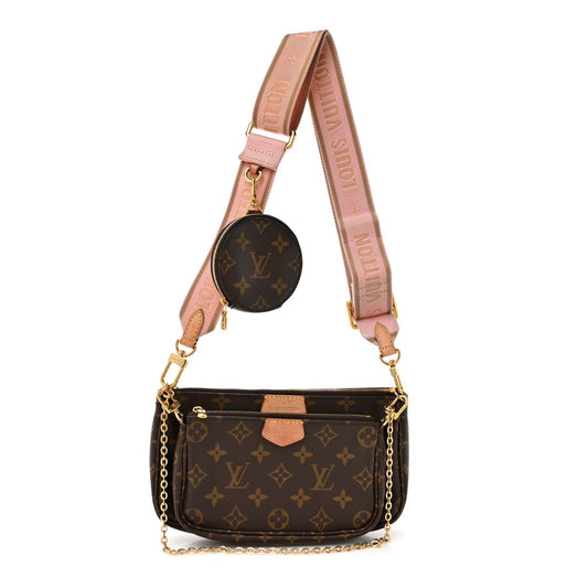 Monogram Multi Pochette Accessories Rose Clair