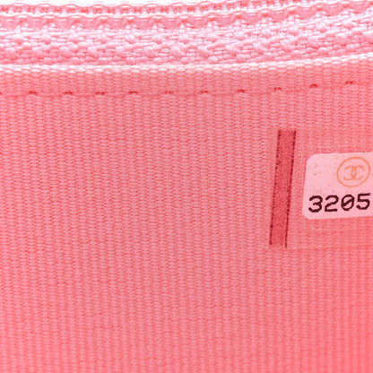 Lambskin Quilted Mini Trendy CC Wallet On Chain WOC Pink