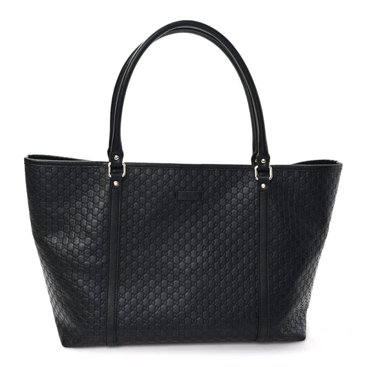 Microguccissima Medium Joy Tote Black