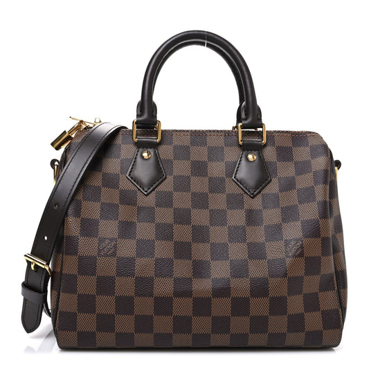 Damier Ebene Speedy Bandouliere 25