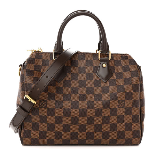 Damier Ebene Speedy Bandouliere 25