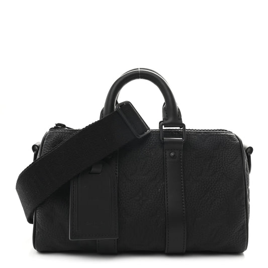 Monogram Taurillon Keepall Bandouliere 25 Black