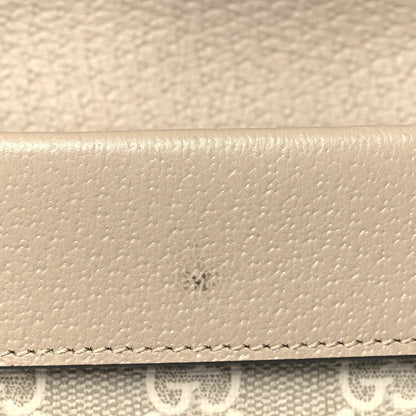 GG Supreme Monogram Textured Dollar Calfskin Super Mini Dionysus Shoulder Bag Beige Mystic White Oatmeal
