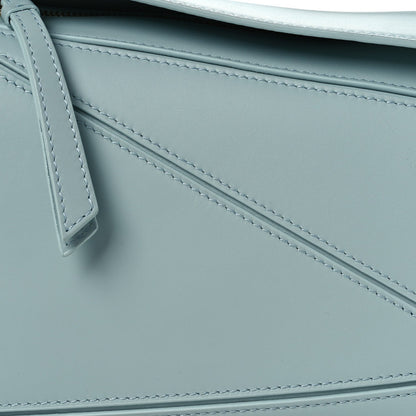Calfskin Small Puzzle Bag Aquamarine