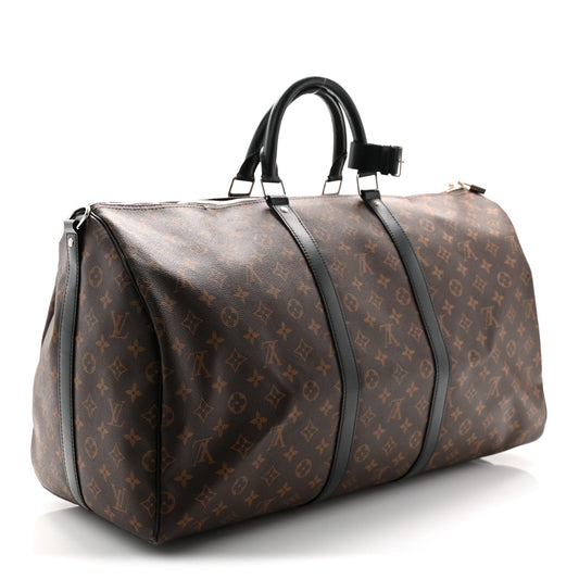 Monogram Macassar Keepall Bandouliere 55