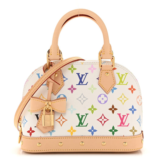 LV x TM Monogram Multicolor Alma BB White
