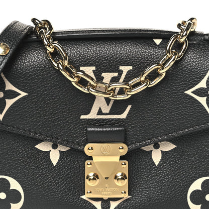 Empreinte Monogram Giant Pochette Metis East West Black Beige