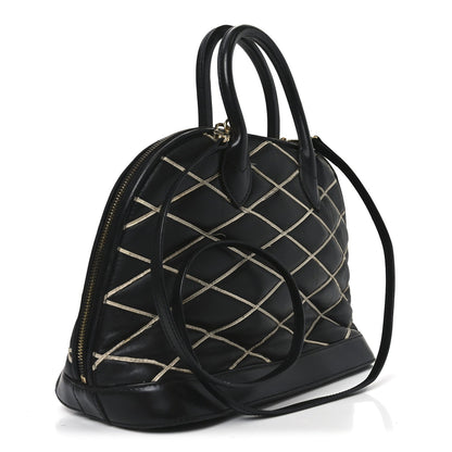Lambskin Malletage Alma PM Black