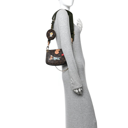 Monogram My LV World Tour Multi Pochette Accessories Kaki