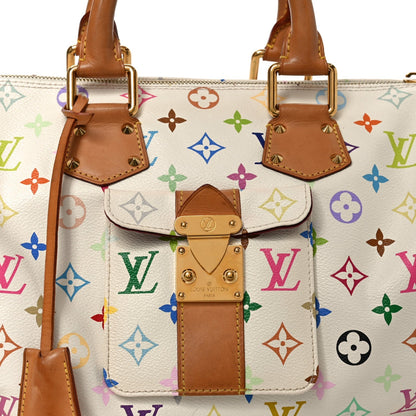 Monogram Multicolor Speedy 30 White