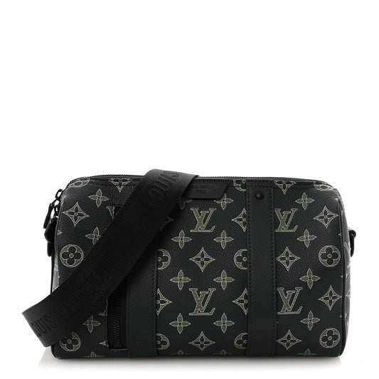 Monogram Shadow City Keepall Forest Green