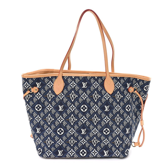 Jacquard Since 1854 Neverfull MM Blue