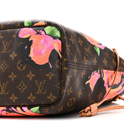 Monogram Roses Neverfull MM