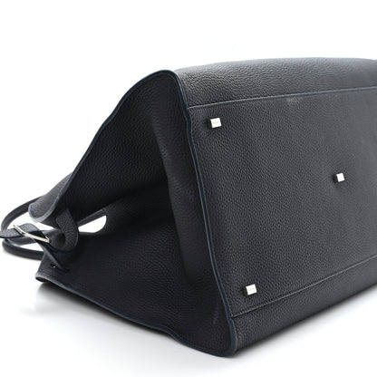 Grained Calfskin Soft Margaux 17 Midnight