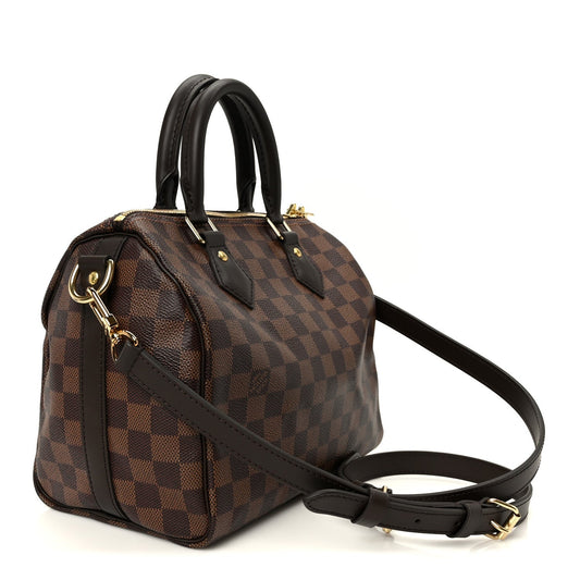 Damier Ebene Speedy Bandouliere 25