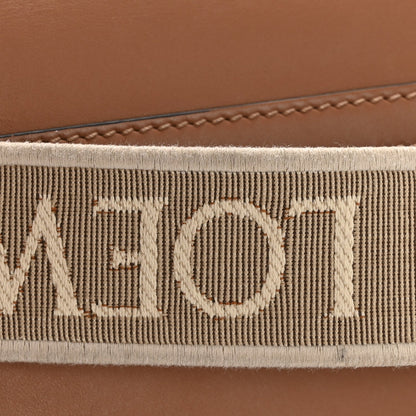 Calfskin Jacquard Mini Gate Dual Bag Tan
