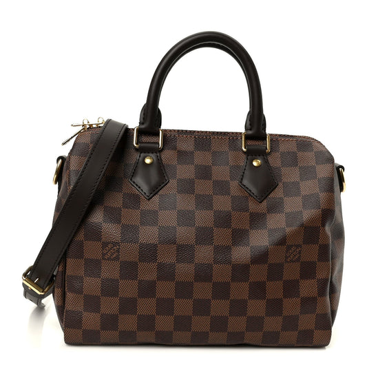 Damier Ebene Speedy Bandouliere 25