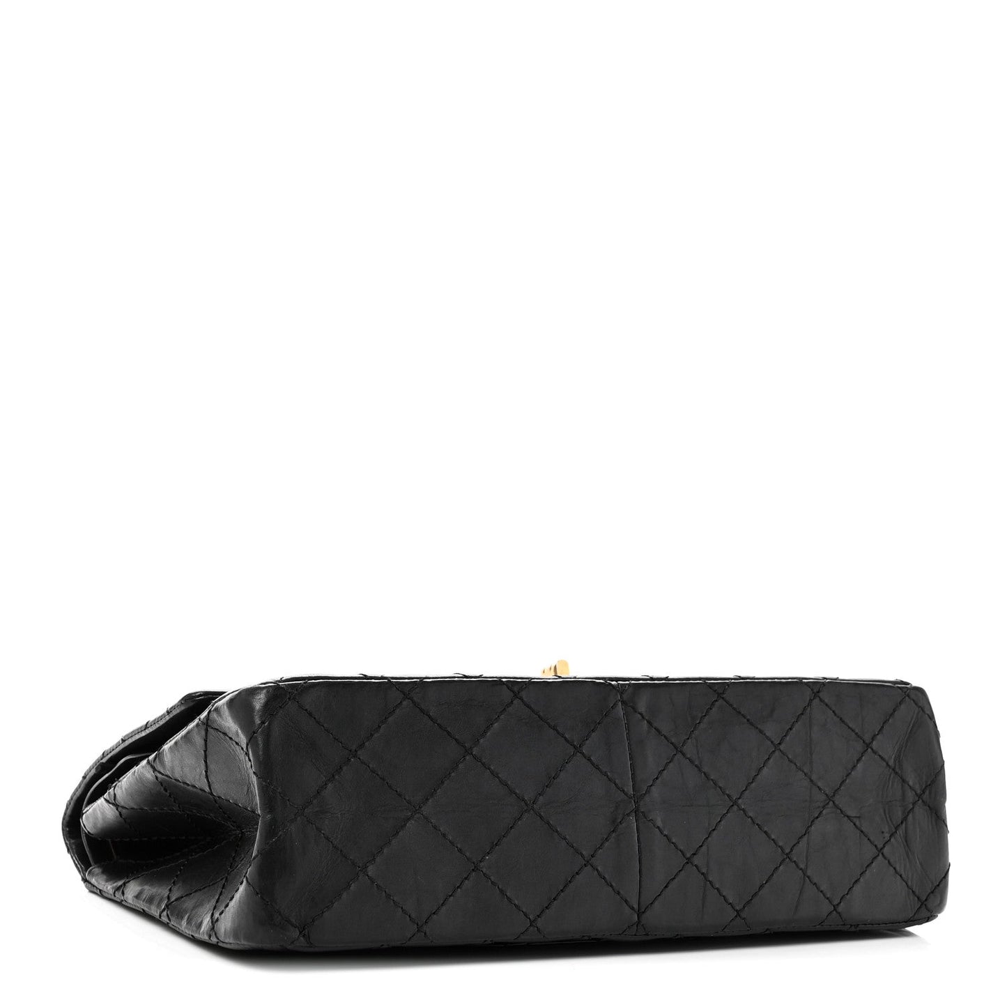Aged Calfskin Quilted 2.55 Reissue 226 Flap Black
