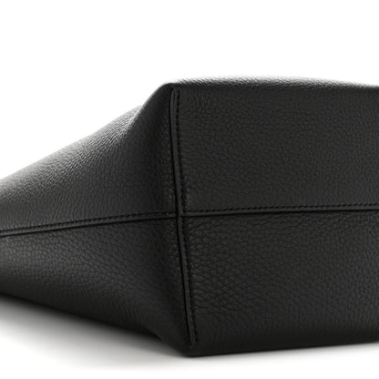 Grained Calfskin Small N/S Park Tote Black