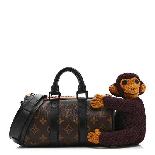 Monogram Monkey Puppet LV Friends Keepall XS