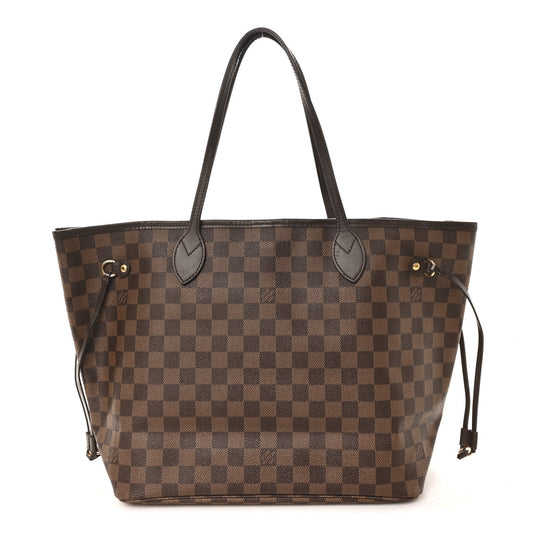 Damier Ebene Neo Neverfull MM Rose Ballerine