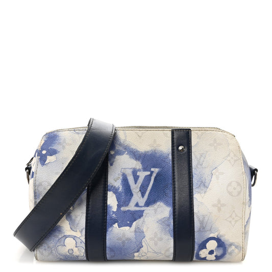 Monogram Watercolor Keepall XS Blue
